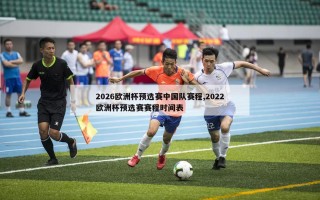 2026欧洲杯预选赛中国队赛程,2022欧洲杯预选赛赛程时间表