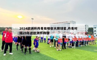 2024欧洲杯丹麦有哪些大牌球星,丹麦时隔29年进欧洲杯四强