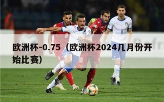 欧洲杯-0.75（欧洲杯2024几月份开始比赛）