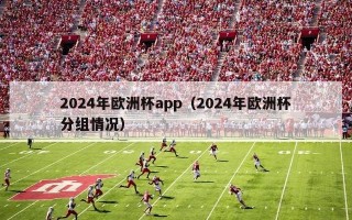 2024年欧洲杯app（2024年欧洲杯分组情况）