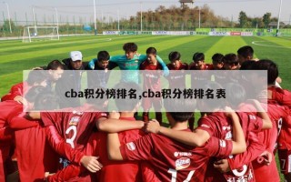 cba积分榜排名,cba积分榜排名表