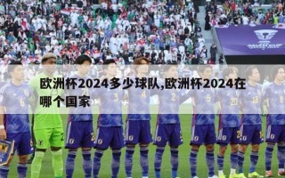 欧洲杯2024多少球队,欧洲杯2024在哪个国家