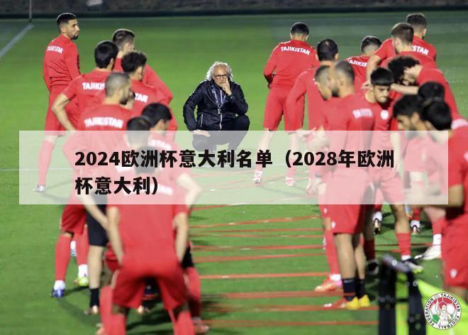 2024欧洲杯意大利名单（2028年欧洲杯意大利）-第1张图片-