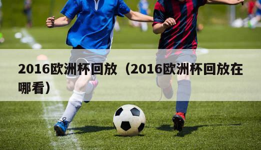 2016欧洲杯回放（2016欧洲杯回放在哪看）-第1张图片-