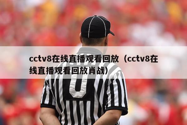 cctv8在线直播观看回放（cctv8在线直播观看回放肖战）-第1张图片-