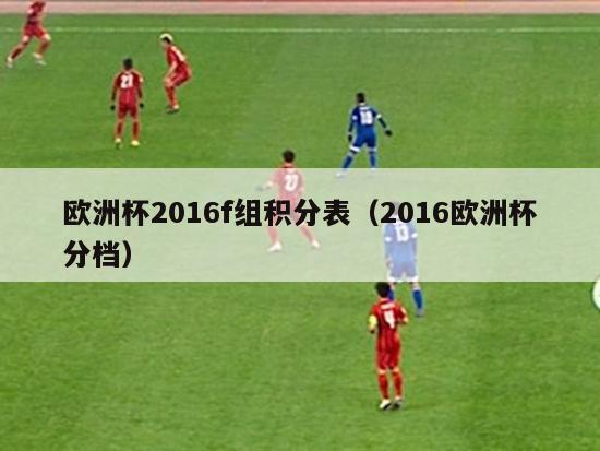 欧洲杯2016f组积分表（2016欧洲杯分档）-第1张图片-