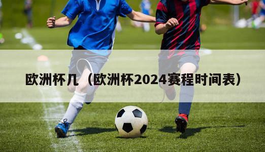 欧洲杯几（欧洲杯2024赛程时间表）-第1张图片-